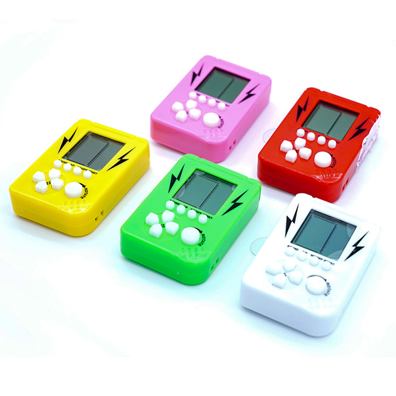 Mini Brick Game Tetris Children Handheld Game Console Portable LCD game Players Children Toy Educational Electronic Toys Classic