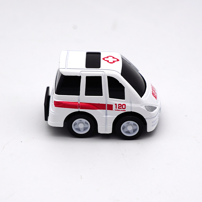 The simulation model car toys 120 ambulances alloy car model Children's toy car Children gifts