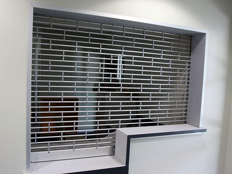 steel grille roller shutter security shop door for commercial usage
