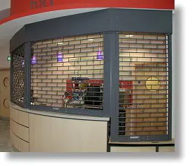 Stainless Steel Security Grilles Roller Shutter Door Design for Shop