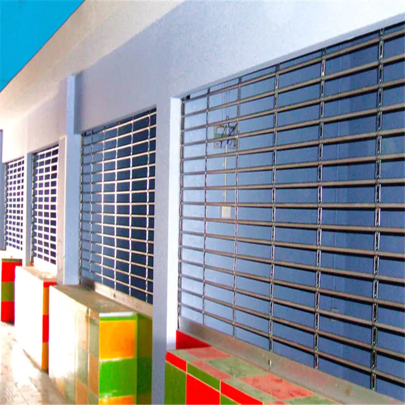 Grill gate design rolling shutter 201 stainless steel safety door grill design grill rolling shutter