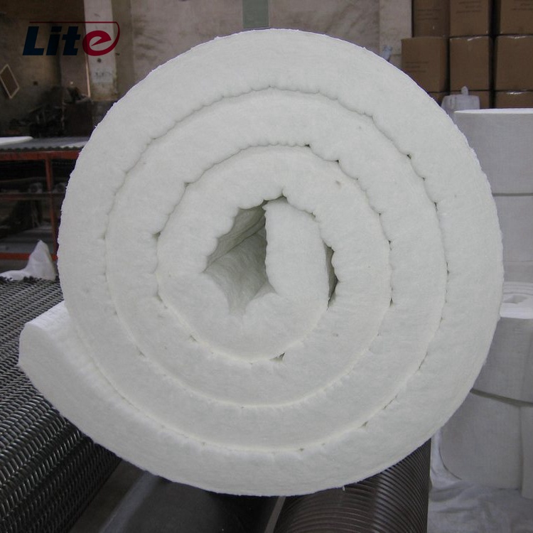 128kg/m3 Ceramic Fiber Insulation Blanket for Boiler/Kiln/Furnace