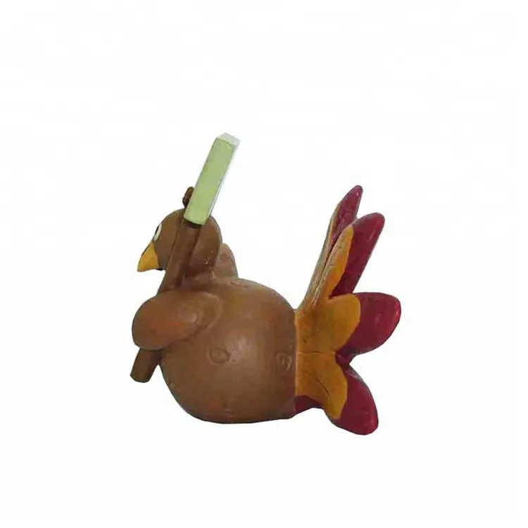 Resin Customized Handmade Funny Little Chicken Give Thanksgiving Decoration Festival Gift