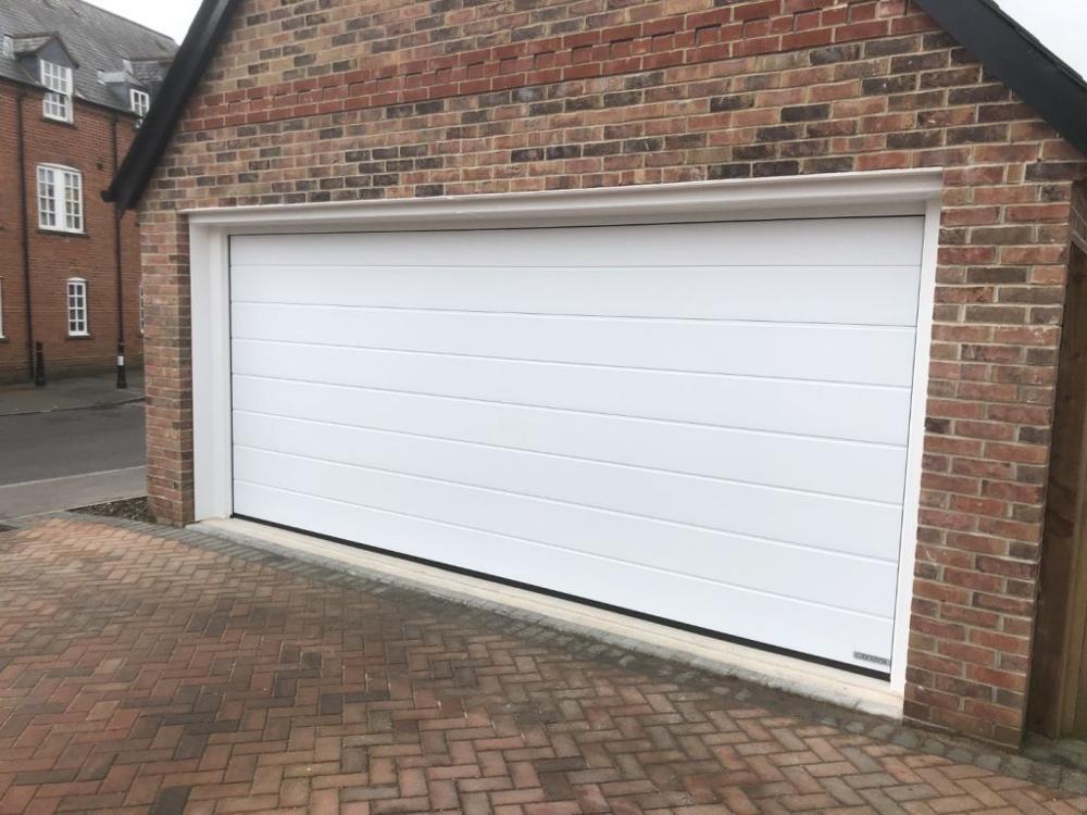 Factory Price 7' Wide and 8' High Steel Overhead Sectional Garage Door with PU