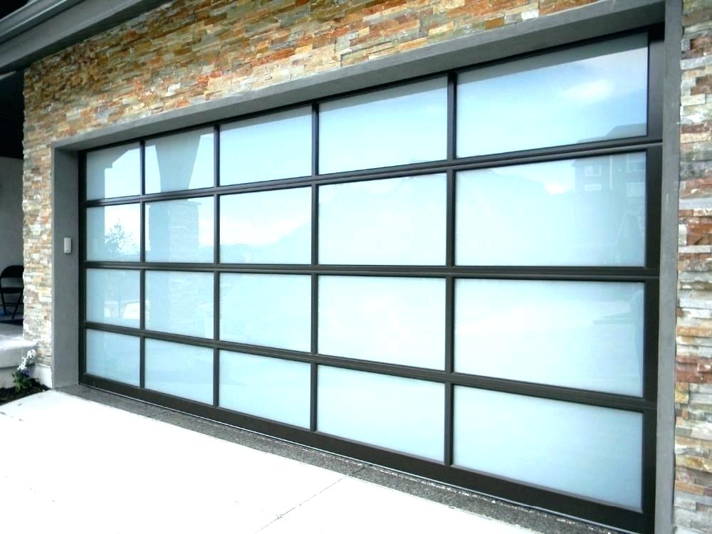 Factory Price Black Color Aluminum Surface Powder Coating Glass Overhead Sectional Garage Door