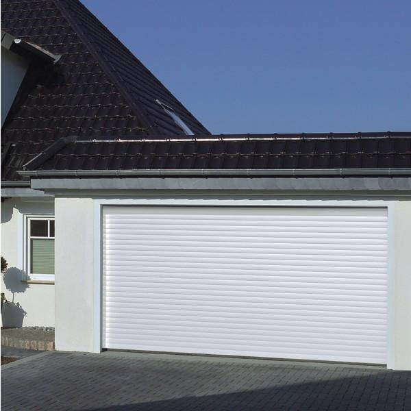 White Color Vertical Electric Best Quality Double Layer Slat Beautiful Appearance Aluminum Roller Garage Door