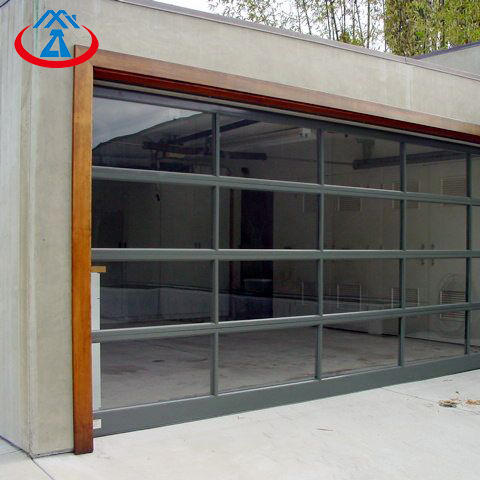 Building residential 16x8 garage door wood garage door