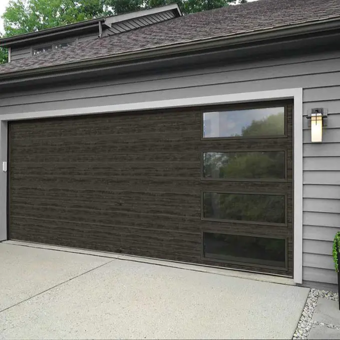 Garage Position and Automatic Open Style Sandwich Panel Garage Door