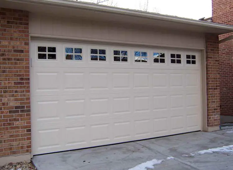 8 feet * 7 feet Automaticaluminum panel sectional overhead garage door