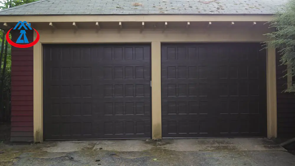 High Quality Wooden Color Security GarageDoor for House