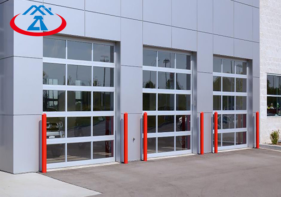 High quality standard customized automatic glass garage door