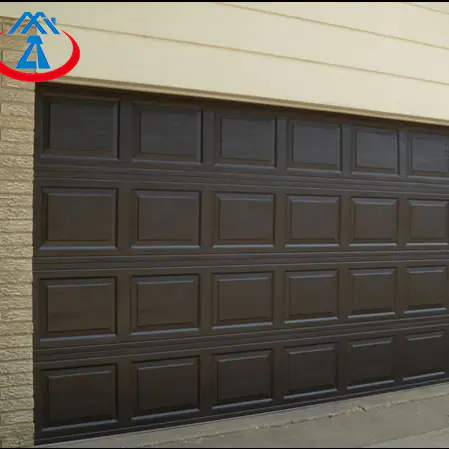 High Quality Wooden Color Security GarageDoor for House