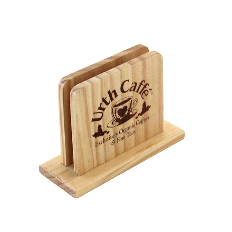 Hot Sale Factory Slot Wooden Solid Menu Holder Box for Restaurant