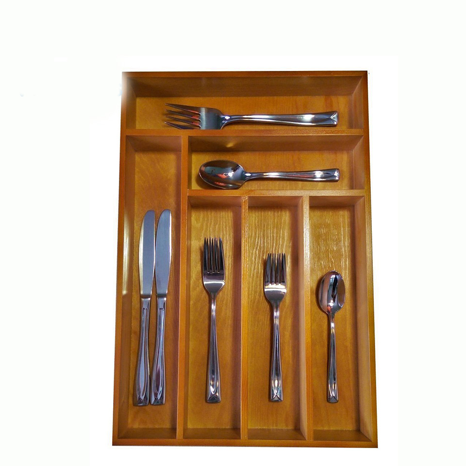 Cheap usefulcraft box packing wooden boxbamboo tray for cutlery set