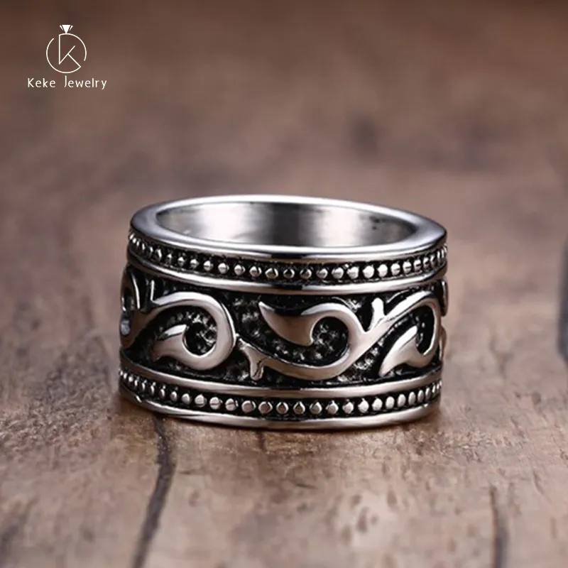 High-end custom 14mm stainless steel casting fashion men's ring wholesale RC-053