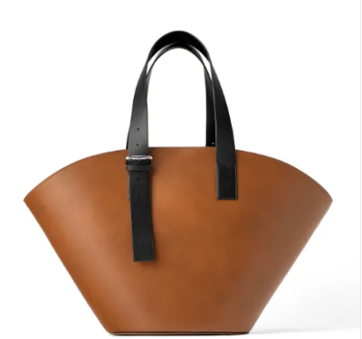 Factory Brand Custom Large Capacity Genuine Leather Tote Bag Handbag Shoulder Bag For Ladies