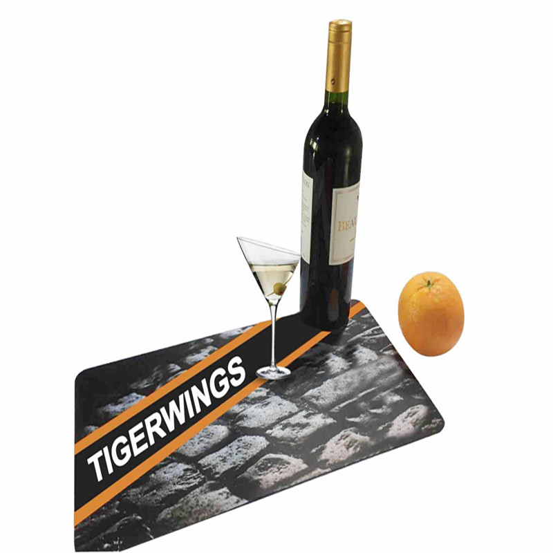 product-Tigerwings-Tigerwings 2018 new design wholesale beer runner custom rubber material bar mat w-1