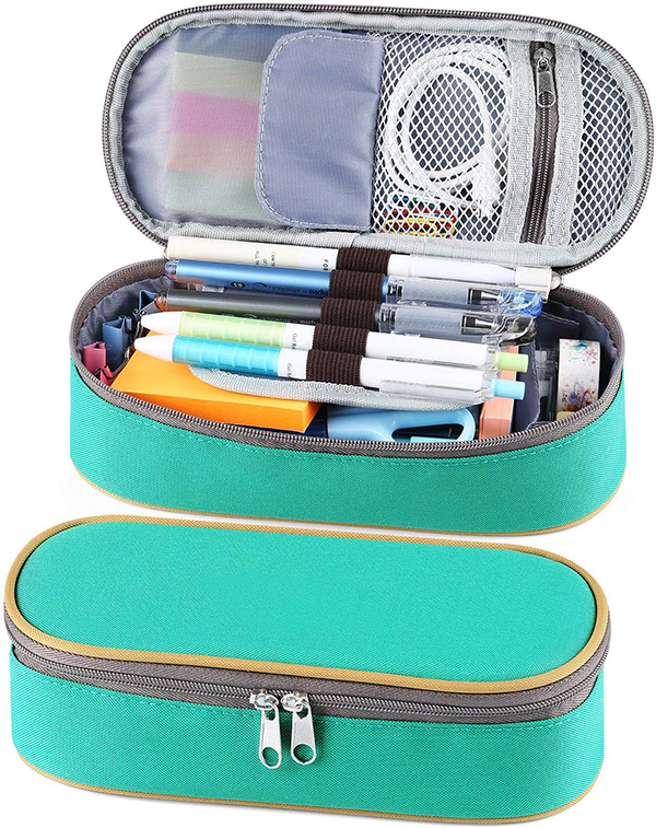 Durable Pen Pouch Students Stationery with Pen Holder For School Office