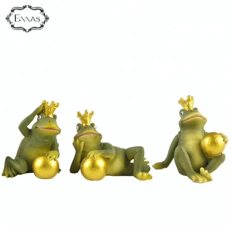 Resin Everyday Ornament Resin Summer Frog for Wholesale