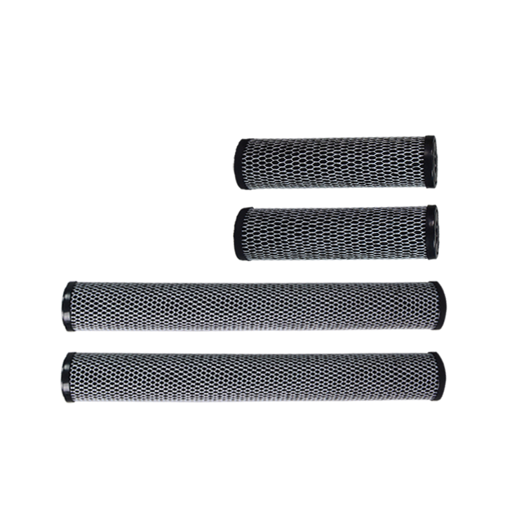 Insert plastic adaptor sintered type cartridge filter activated carbon pipe filters for water purifier replacement filter