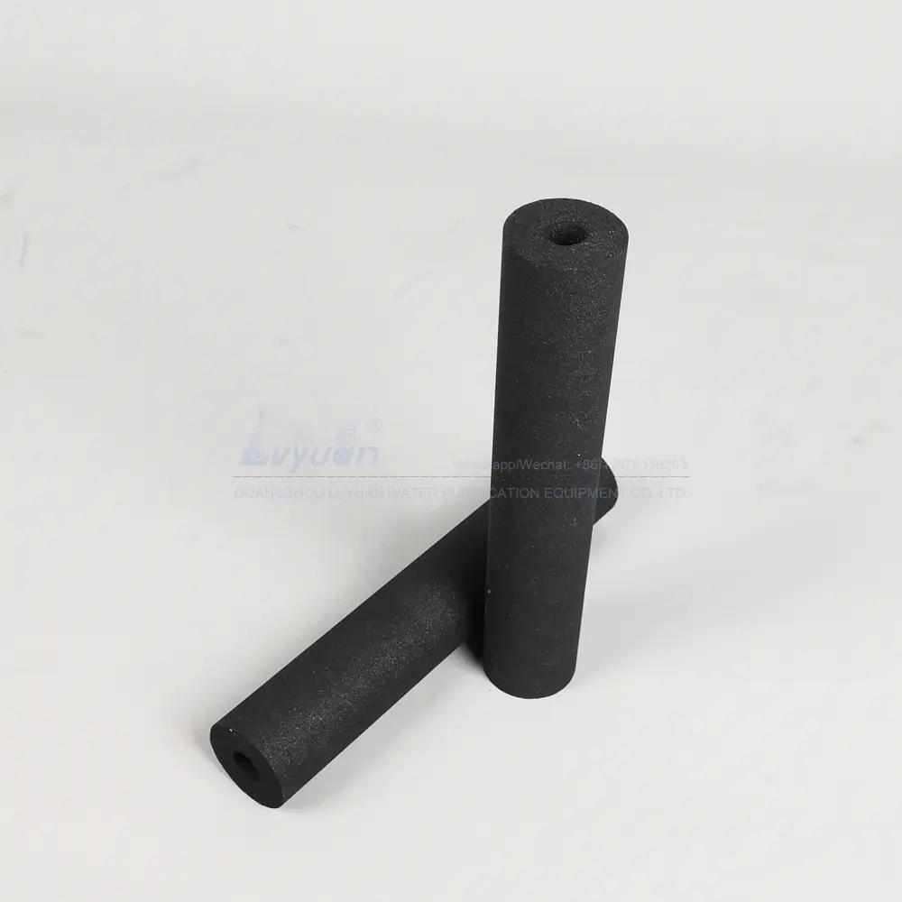 Activated carbon series OEM design Sintered carbon block filter for fridge filter spare parts