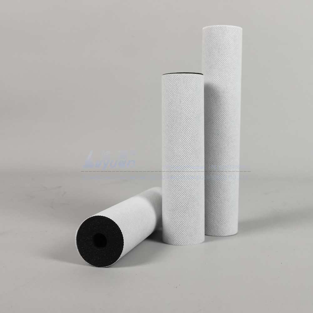Best price compressed sintering 5 micron carbon water filter cartridge with filter cartridge non-woven fabric