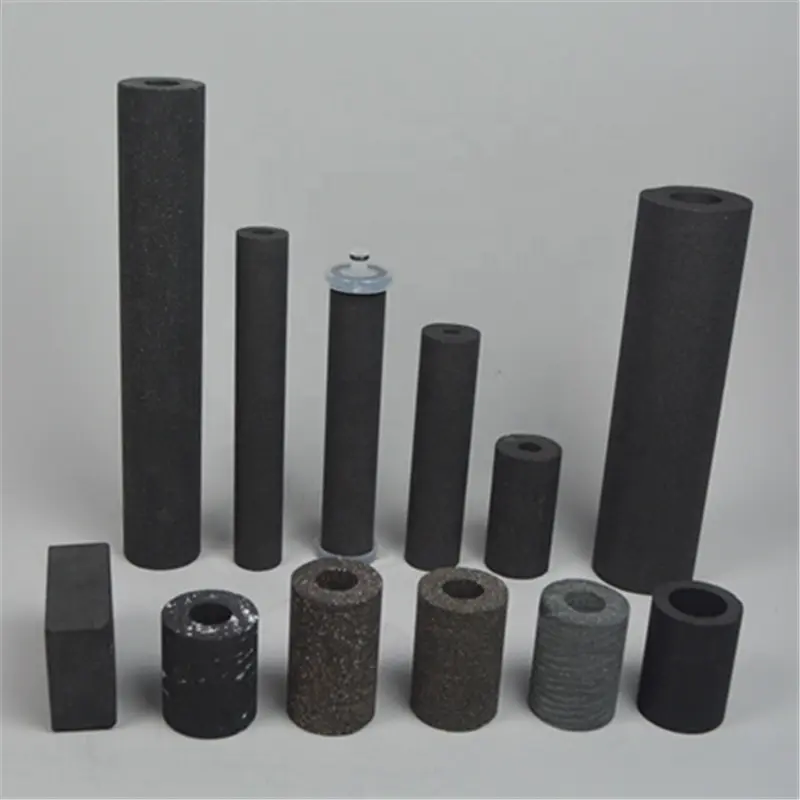 OEM compressed Active Carbon Cylinder Filter Tube Cartridge for Chlorine removal