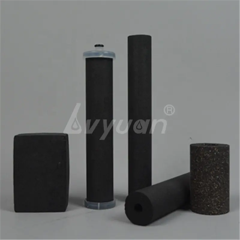 Food Grade Coconut Shell Carbon Block Filter Cartridge for pre post Water Filters