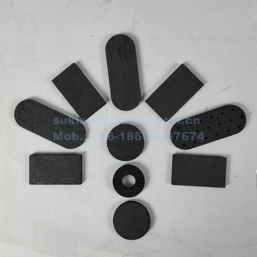 Custom-made Round Activated carbon fiber disc for air water filter discs plates