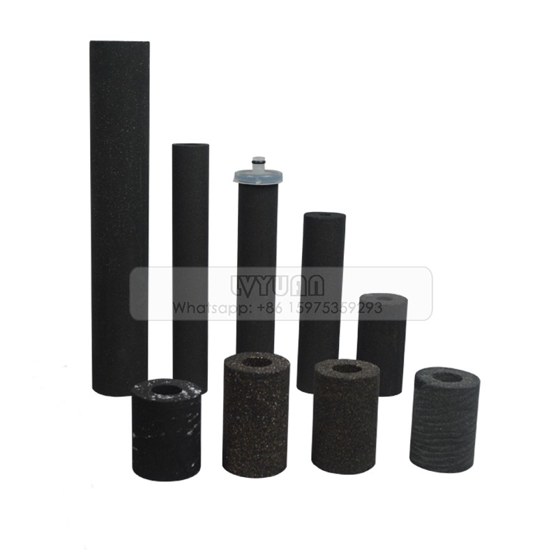 High performance CTO 5 micron activated carbon block filter for outdoor straw water filter bottle