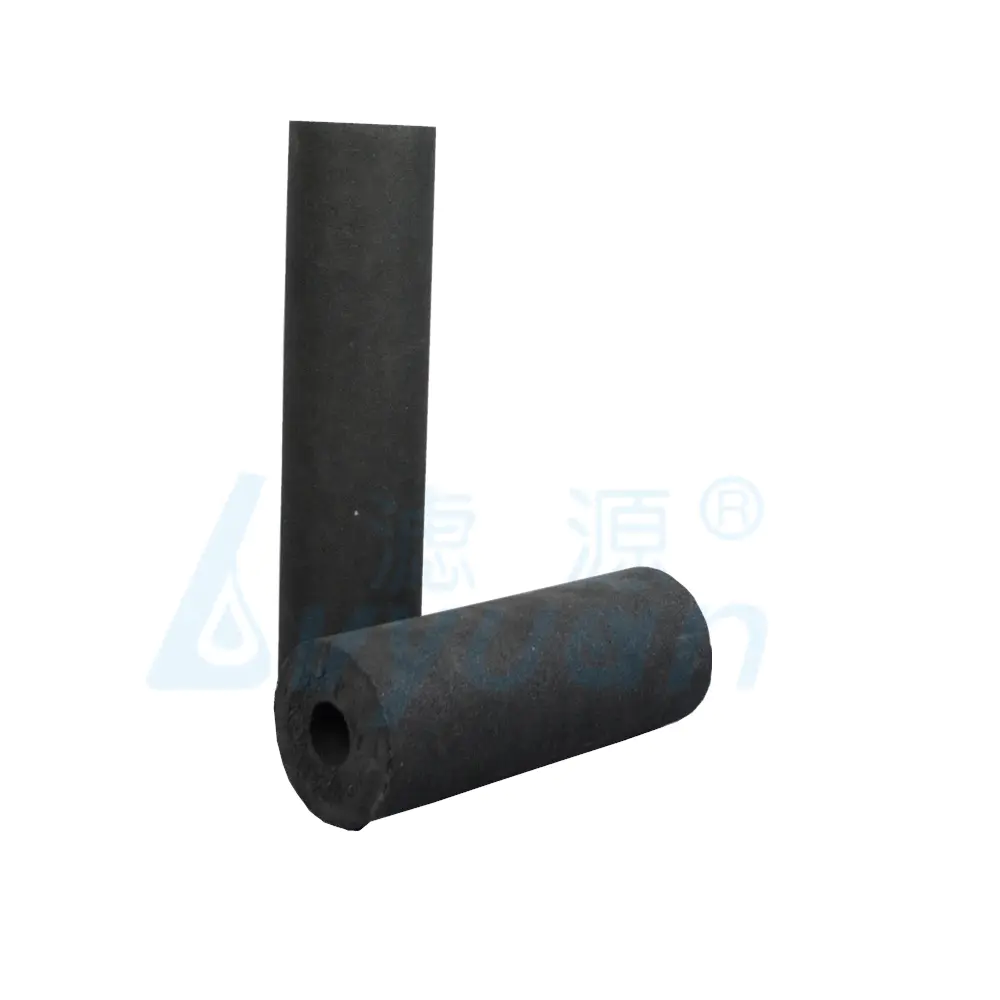sintered carbon block water filter/sintered activated carbon filter for industrial liquid filtration
