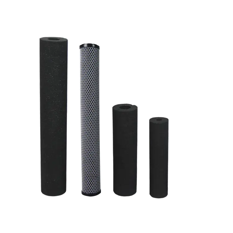 China Factory carbon cartridge filter 2.5 diameter for Kitchen and Bathroom