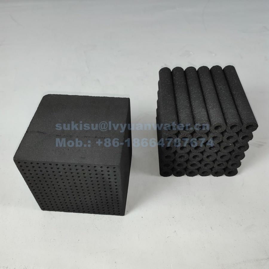 Whole-sale Customization dimension Molecular air filter Activated Carbon Fiber Honeycomb Panels/Cube/Disc with good price