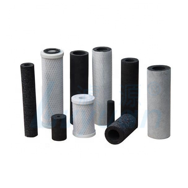 Activated carbon filter cartridge /sintered carbon filter for removing odor