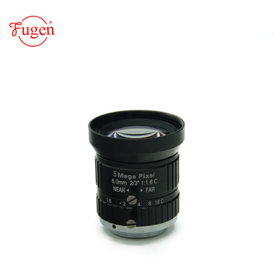 FG-FA0816-5M hot selling 5 mega pixel F8.0mm C mount focal manual machine vision for camera lens