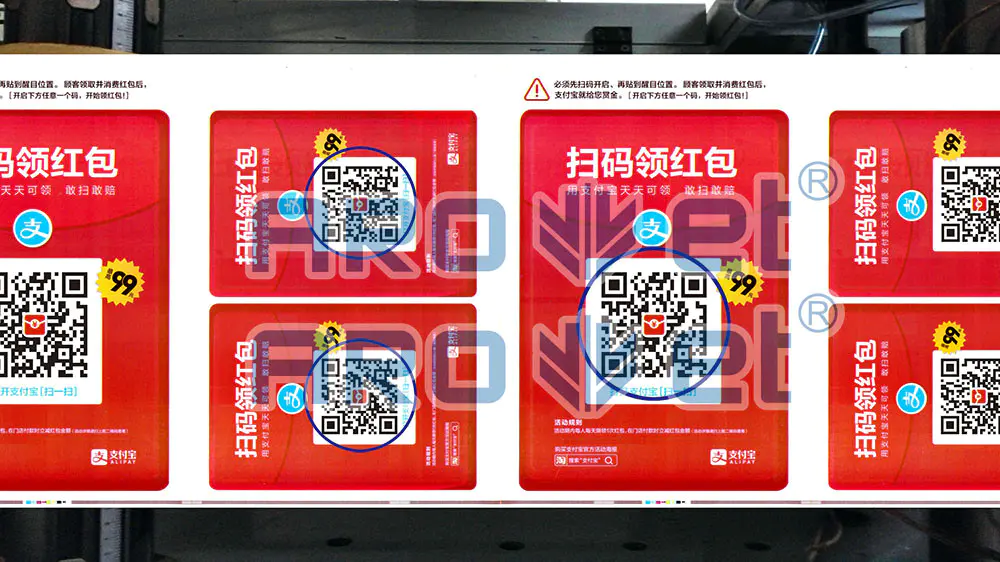 Roll to Roll Films Variable Data Barcode Qr Code Printing System