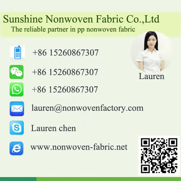 100% PP Nonwoven Fabric Raw Material Produced by Chinese Nonwoven Fabric Manufacturer