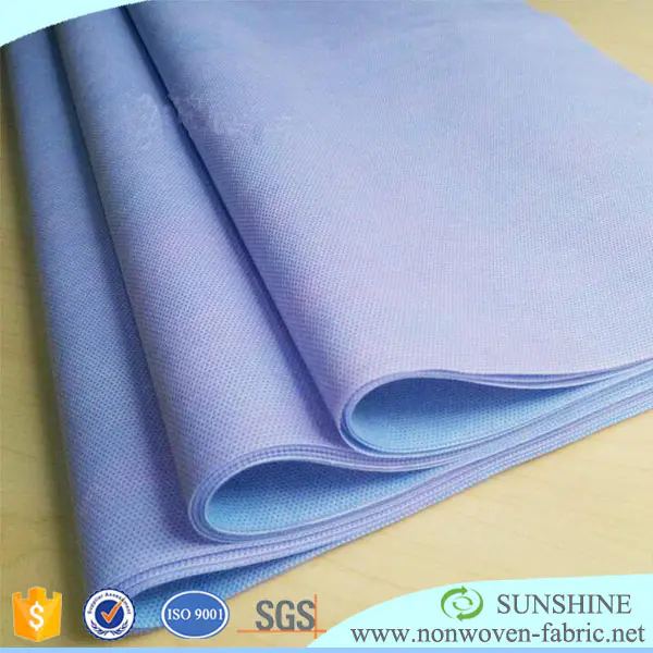 SMMS hydrophobic non woven fabric/Medical use hydrophobic SMS nonwoven fabric/Stock price sms hospital nonwoven fabric