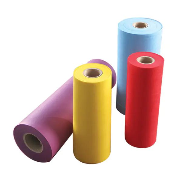 China manufacture of colorful PP spunbond nonwoven fabrics