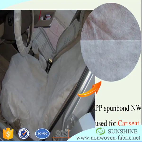 Spunbond polypropylene non woven disposable car seat cover