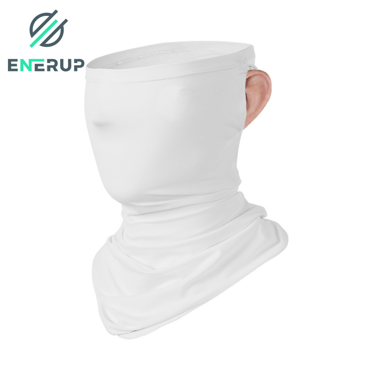 Enerup Anti-Dust Washable Face Shield Custom Print Summer American Flag Neck Gaiter With Filter Face Scarf Seamed Edges FaceMask