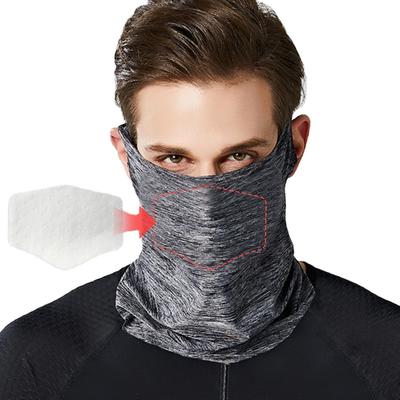 Enerup Unisex Cooling Woman Colorful Sports Earloop Neck Gaiter Anti Dust Bandana Scarf Face Cover Shield Mask