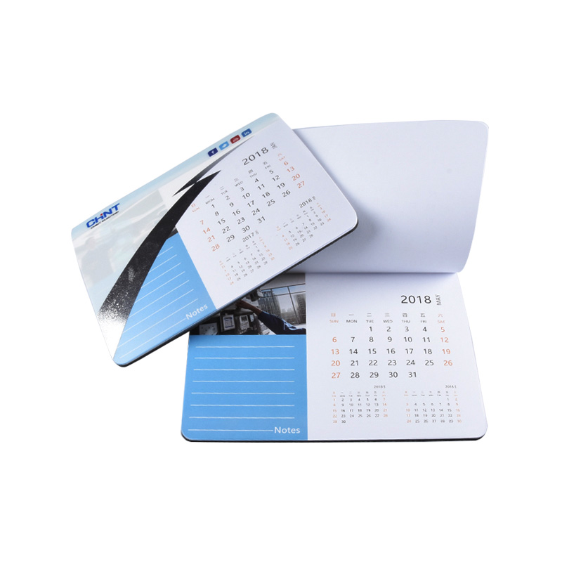 Custom Rubber Bottom Printing Calendar Computer Mouse Pad for Company Promotional