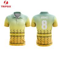Custom Sublimation Printed Soccer Polo Shirt Dropshipping No Minimum