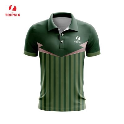 New Design All Over Sublimated Printing Polyester Men Polo T Shirt With Custom Logo