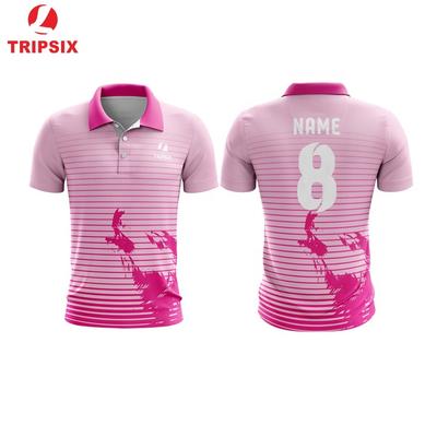Full Over Printed Polyester Polo Tshirt Guangzhou Factory