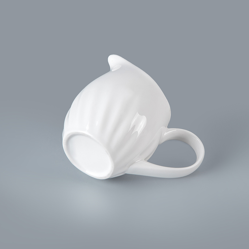 wholesale dinnerware sets suppliers durable modern ceramic porcelain dinner tableware accessories restaurant use white milk jar