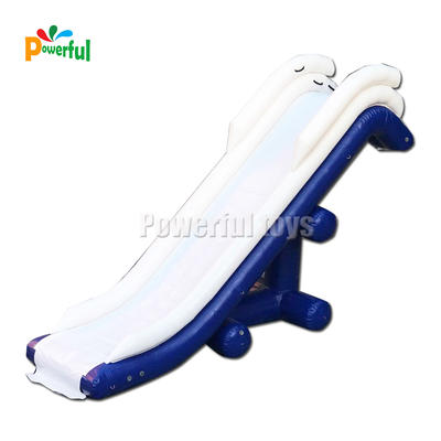 Customized water slide inflatable yacht slide for boat