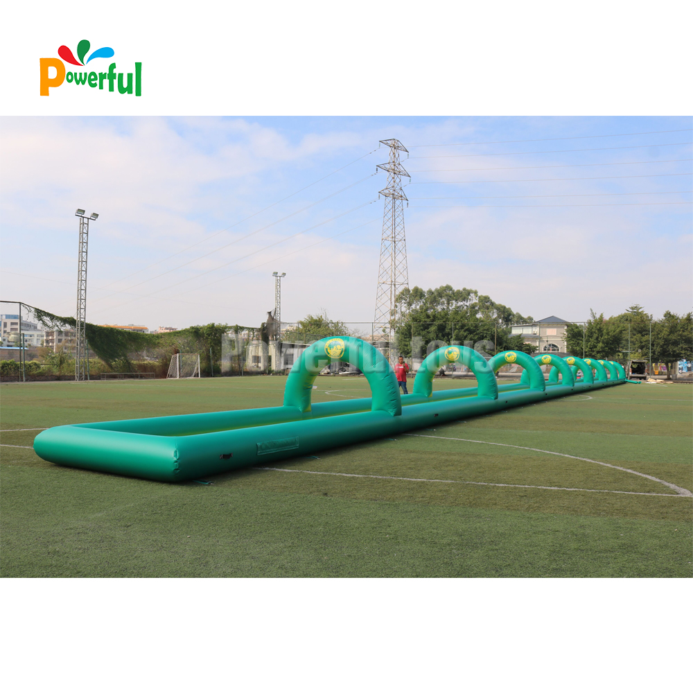 50m inflatable slip and slide giant inflatable water slide for adult