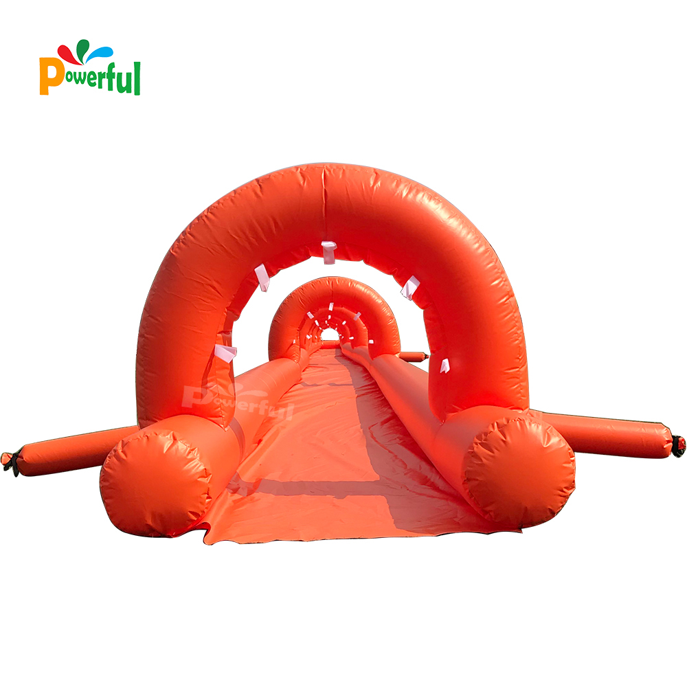 20m/50m/100m long giant inflatablewater slide,lawn slip n slide for summer party
